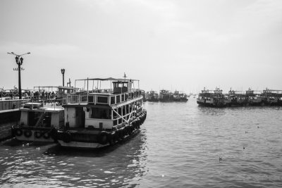 Boats, Arabian sea, Mumbai, India