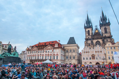 Old Town - World Cup Soccer Fever, Prague, Czech Republic