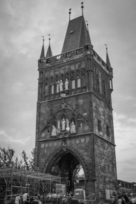 Powder Tower in Old Town, Prague, Czech Republic