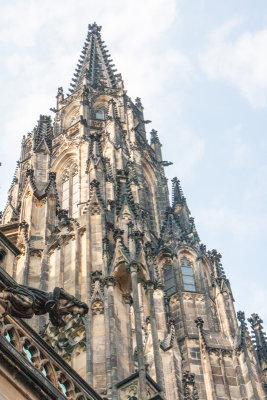 St. Vitus Cathedral, Flying Buttresses, Prague, Czech Republic