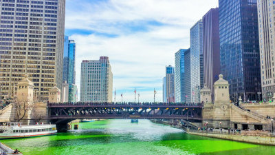 Chicago, St. Patrick's Day, 2015