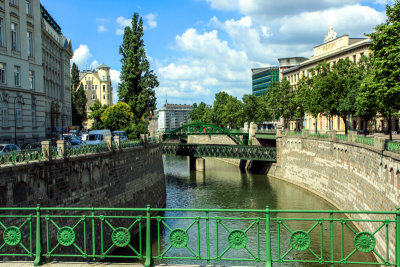 Canal, Stadtpark, Vienna, Austria