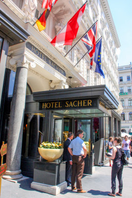 Hotel Sacher - Vivaldi lived here, Vienna, Austria