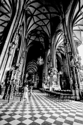 Interior, St. Stephen's Cathedral, Vienna, Austria