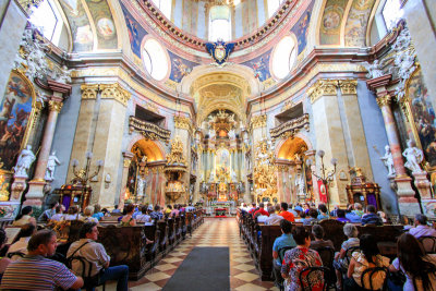 St. Peter's Church. Vienna, Austria