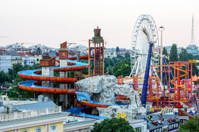 Wurstelprater, Prater amusement Park, Vienna, Austria