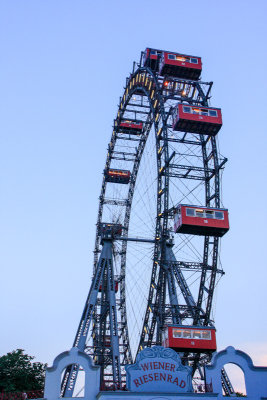 Viennese Giant Wheel, Wiener Riesenrad, - Oldest in the world, Vienna, Austria