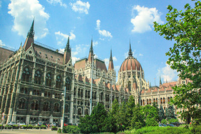 The Hungarian Parliament Building, Budapest, Hungary