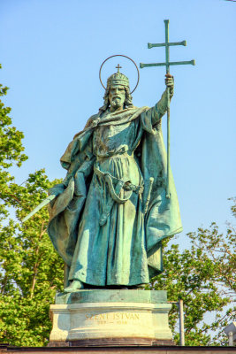 Heroes Square, St. Stephen, Heroes Square, Budapest, Hungary