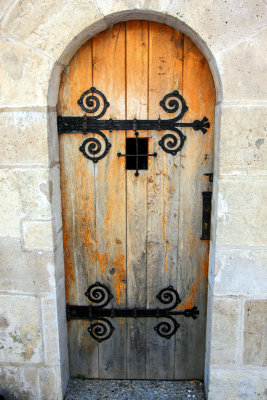 Door, Buda Castle, Budapest, Hungary