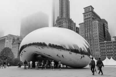 Chicago in the clouds, Cloud Gate