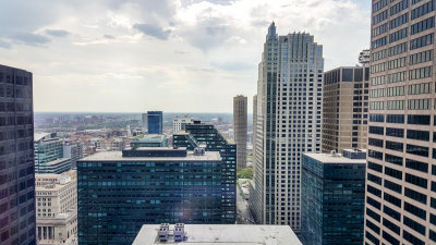 View from the 29th floor, 111 S Wacker Dr., Chicago