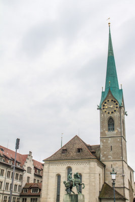 Fraumunster Church, Zurich, Switzerland
