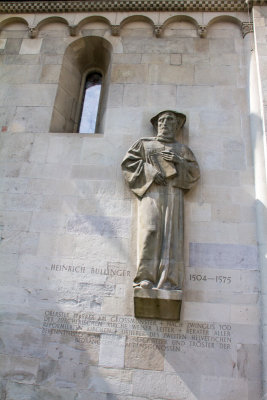 Heinrich Bullinger, Grossmunster Church, Zurich, Switzerland