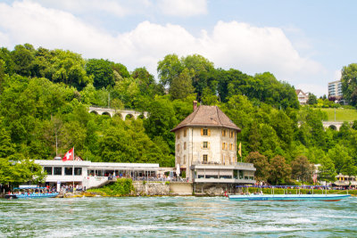 Schloss Worth. Rhine falls, Switzerland