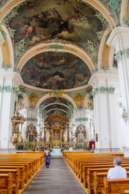 Baroque Interiors, Cathedral, St. Gallen, Abbey of Saint Gall, Switzerland