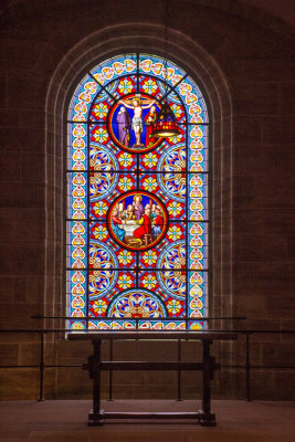 Stained Glass, Window, Basel Minster, Cathedral, Basel, Switzerland
