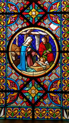Stained Glass, Window, Basel Minster, Cathedral, Basel, Switzerland