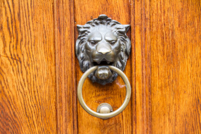 Door knocker, Basel, Switzerland