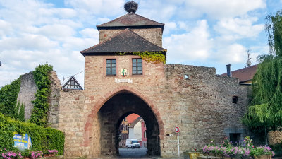 Dunbach-la-ville, Route du Vin, Alsace, France