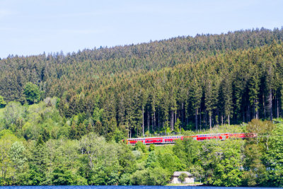 Train, Lake Titisee, Black Forest, Germany