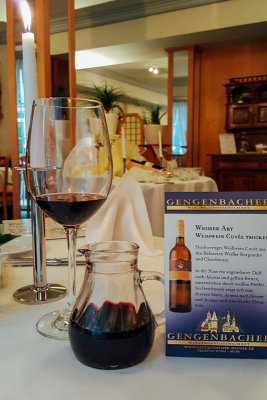 Wine, Scwharzwald Hotel, Gengenbach, Black Forest, Germany
