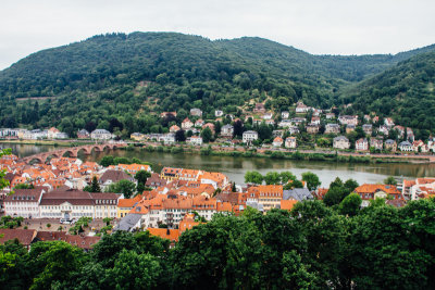 Neckar river, Heidelberg, Germany
