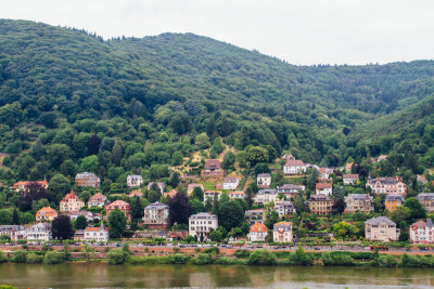 Heidelberg across Neckar, Germany