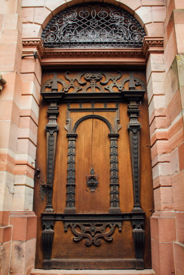 Door, Heidelberg castle, Germany