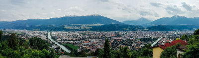Panorama, View of Innsbruck, Hungerburg Funicular, Austria