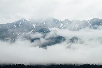 Alps and clouds, Innsbruck, Austria