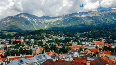 View of Innsbruck, from Clock Tower, Austria