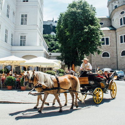 Horse carriage, Salzburg, Austria