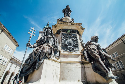 Fountain, Residenzplatz, Salzburg, Austria