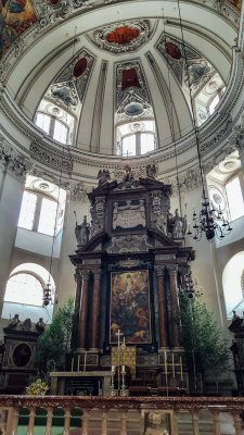 Altar, Salzburg Cathedral, Salzburg, Austria