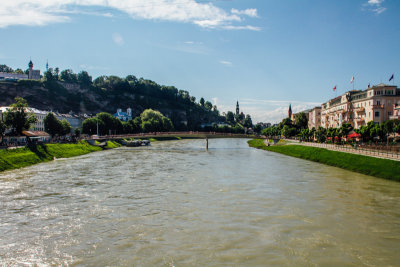 Salzach river, Salzburg, Austria