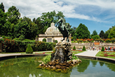 Pegasusbrunnen, Mirabellgarten, Salzburg, Austria