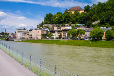 Salzach river, Salzburg, Austria