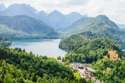 Neuschwanstein and Hohenschwangau, Bavaria, Germany