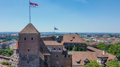 View from Nuremberg Castle, Nuremberg, Bavaria, Germany