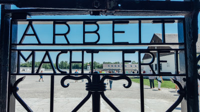 Arbeit Macht Frei, Work will make you free, Concetration Camp, Dachau, Germany