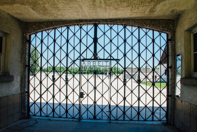 Gate, Concetration Camp, Dachau, Germany
