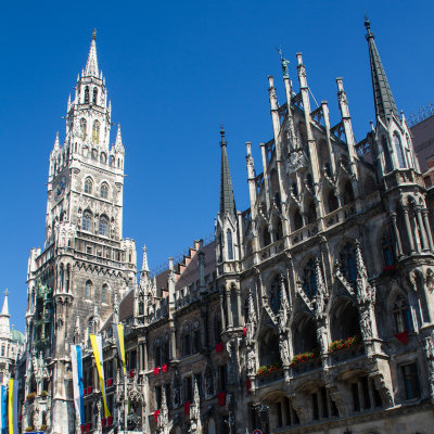 The New Town Hall, Marienplatz, Munich, Bavaria, Germany