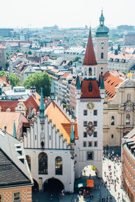 Old town hall, View of Munich, Bavaria, Germany