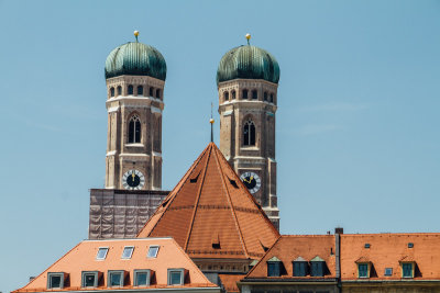 Frauenkirche towers, Munich, Bavaria, Germany