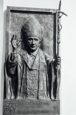 Pope Benedict XVI, Frauenkirche, Dom zu Unserer Lieben Frau, Cathedral of Our Dear Lady, Munich, Bavaria, Germany