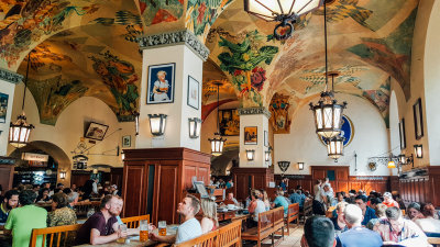 Hofbrauhaus (HB Brewery), Munich, Bavaria, Germany