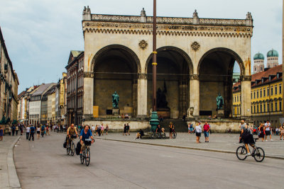 Feldherrenhalle, Hall of the Commanders, Munich, Bavaria, Germany