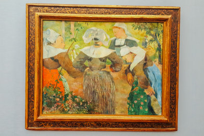 Four Breton Women, Paul Gauguin, 1886, Neue Pinakothek, Munich, Bavaria, Germany