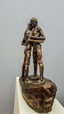 Two Boys, George Minne, 1898, Neue Pinakothek, Munich, Bavaria, Germany